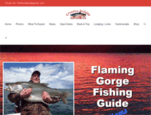 Tablet Screenshot of fishflaminggorge.com